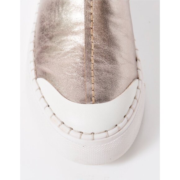 Metallic Slip-On Sneakers - Picture 8 of 10
